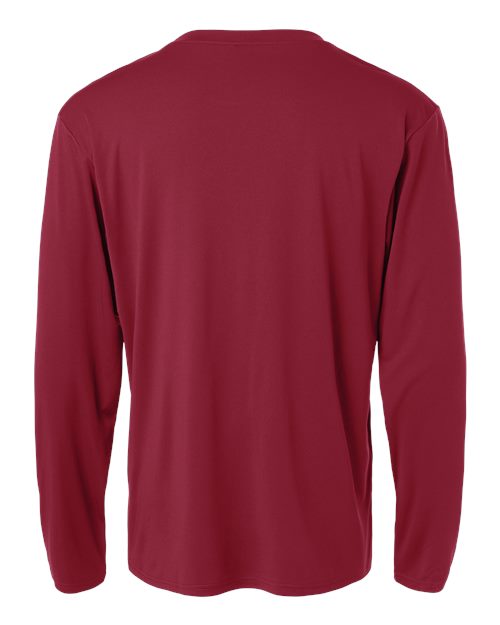 Unisex Pro-Lock Performance Long Sleeve T-Shirt - Cardinal Back