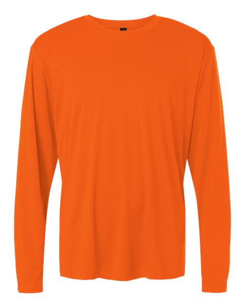 Unisex Pro-Lock Performance Long Sleeve T-Shirt - Deep Orange Front