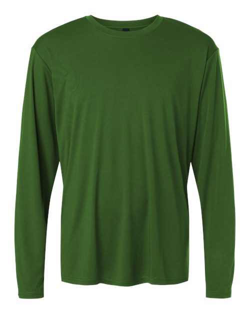 Unisex Pro-Lock Performance Long Sleeve T-Shirt - Olive Green Front