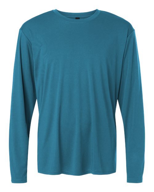 Unisex Pro-Lock Performance Long Sleeve T-Shirt - Pacific Blue Front