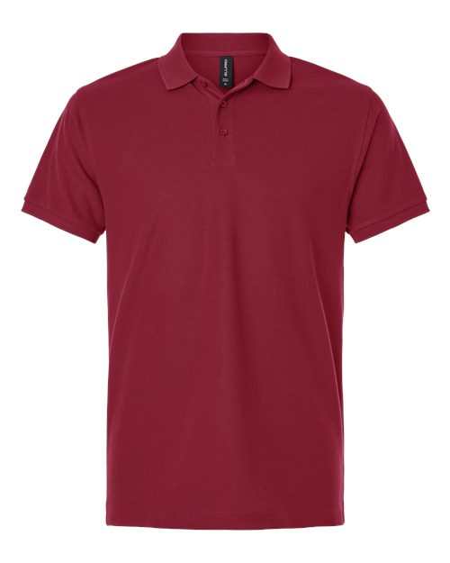 Men's Pique Polo - Cardinal Front