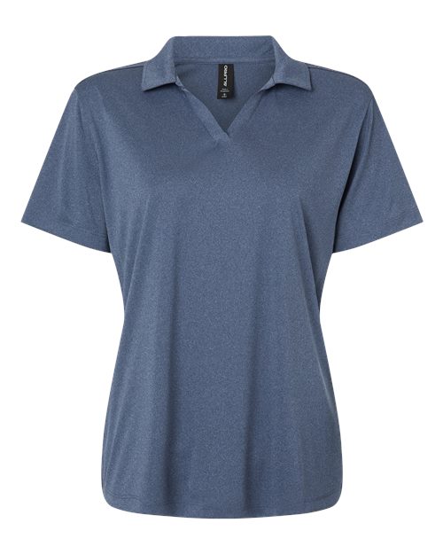 Women's Pro-Lock Performance Polo - Heather Navy Front