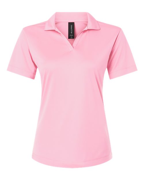 Women's Pro-Lock Performance Polo - Light Pink Front