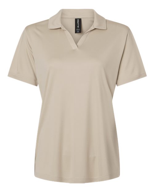 Women's Pro-Lock Performance Polo - Sand Front
