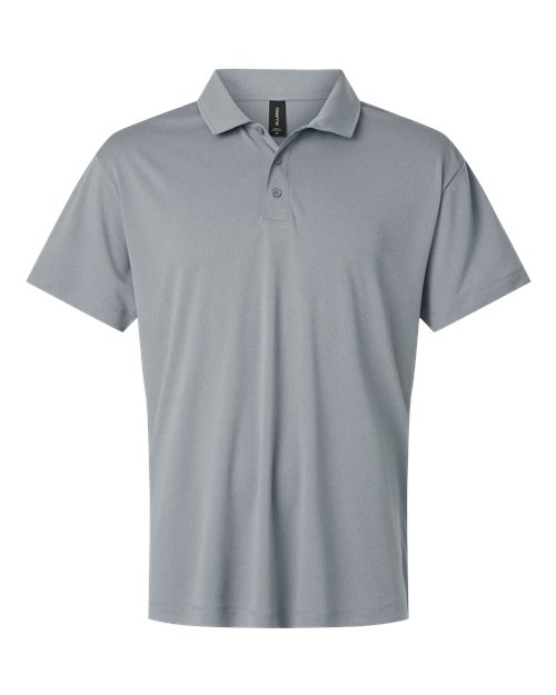 Men's Tall Pro-Lock Performance Polo - Heather Steel Front