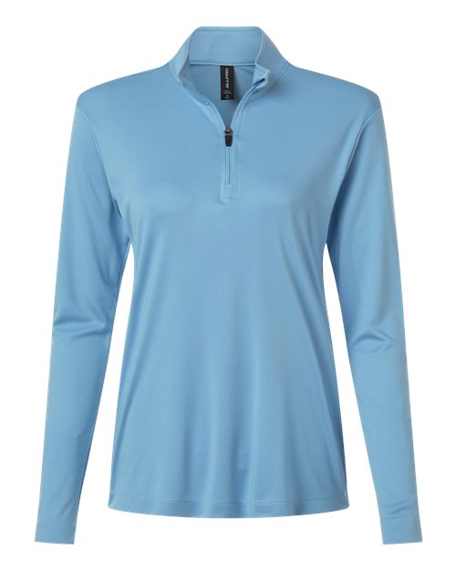 Women's Pro-Lock Performance Quarter-Zip Pullover - Carolina Blue Front