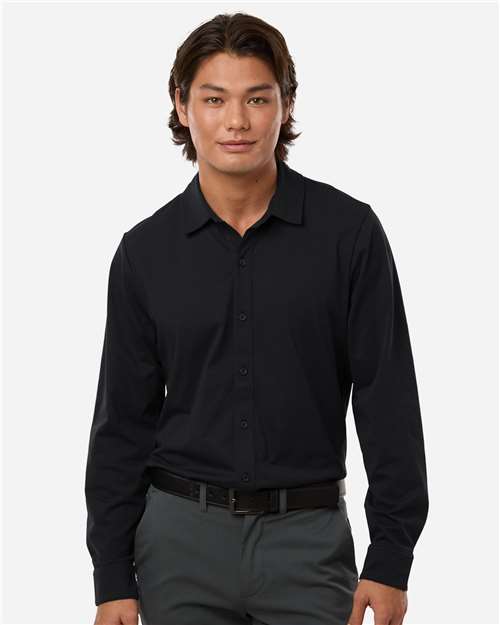 AllPro Men's Pro-Flex Sorona® Button Down Shirt - Model Front