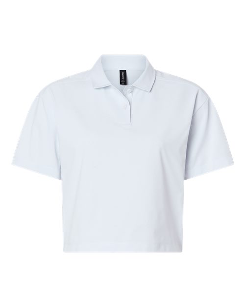 AllPro Women's Pro-Flex Sorona® Mid-Length Polo - White Front