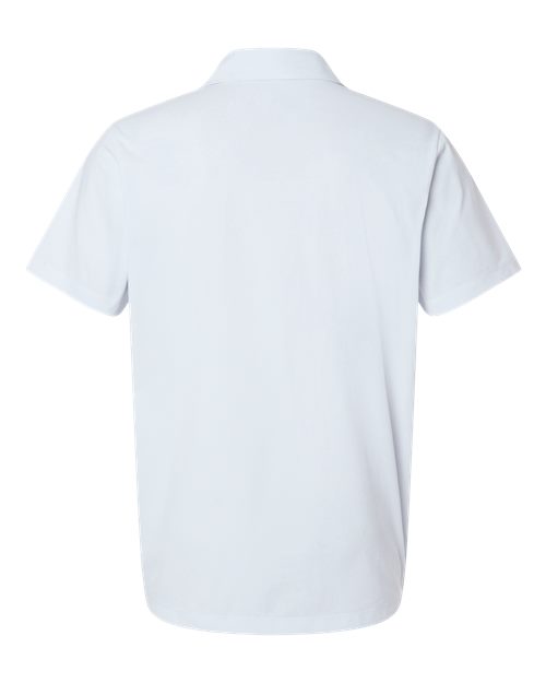Men's Pro-Flex Sorona® Button Down Short Sleeve Shirt - White Back