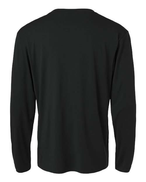 Unisex Tall Pro-Lock Performance Long Sleeve T-Shirt - Black Back