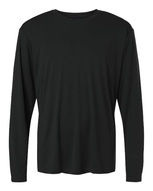Unisex Tall Pro-Lock Performance Long Sleeve T-Shirt - Black Front