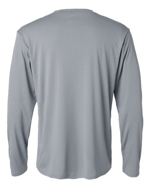 Unisex Tall Pro-Lock Performance Long Sleeve T-Shirt - Heather Steel Back