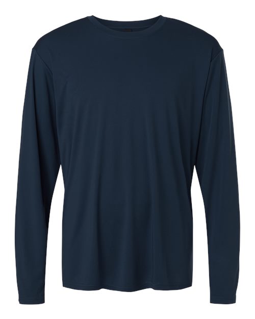 Unisex Tall Pro-Lock Performance Long Sleeve T-Shirt - Navy Front