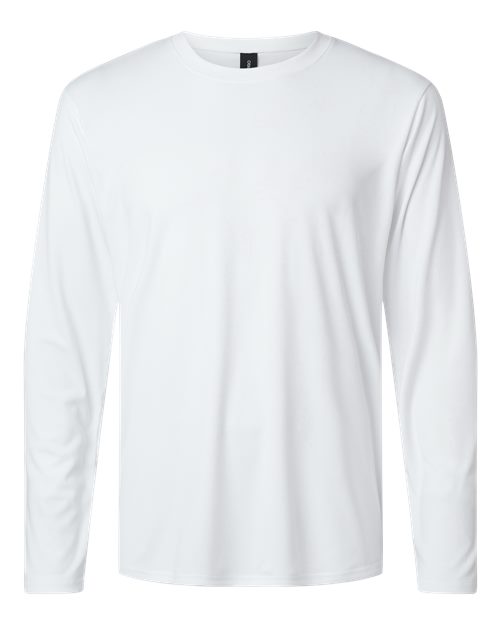 Unisex Tall Pro-Lock Performance Long Sleeve T-Shirt - White Front