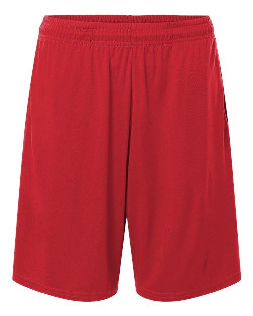 Men's Pro-Lock Performance 7" Shorts with Pockets - Red Front