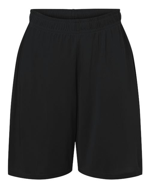 Youth Pro-Lock Performance 7" Shorts with Pockets - Black Front