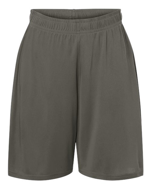 Youth Pro-Lock Performance 7" Shorts with Pockets - Charcoal Front