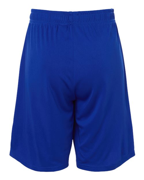 Youth Pro-Lock Performance 7" Shorts with Pockets - Royal Back