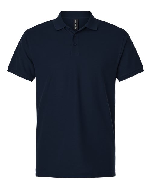 Men's Tall Pique Polo - Navy Front