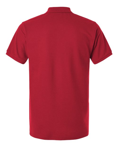 Men's Tall Pique Polo - Red Back
