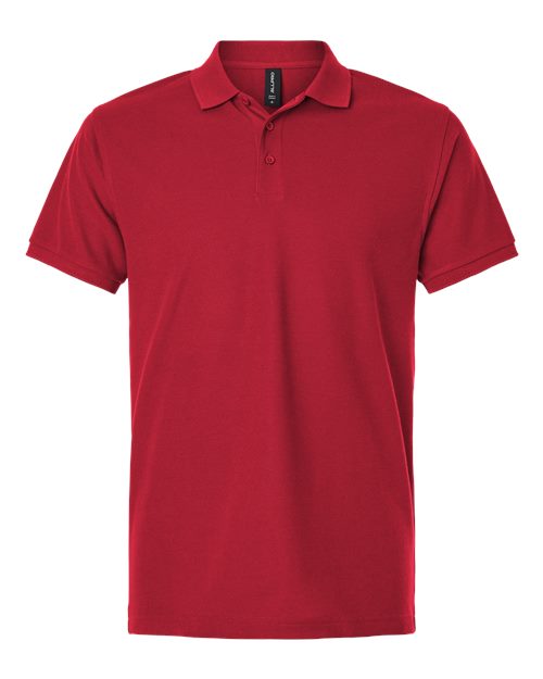Men's Tall Pique Polo - Red Front