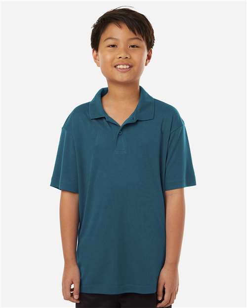AllPro Youth Pro-Lock Performance Polo - Model Front