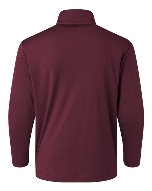 Youth Pro-Lock Performance Quarter-Zip Pullover - Maroon Back