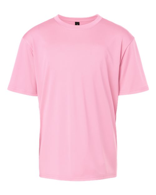 Youth Pro-Lock Performance T-Shirt - Light Pink Front