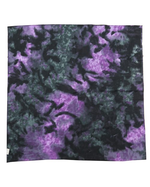 Tie-Dye Bandana - Amethyst Front