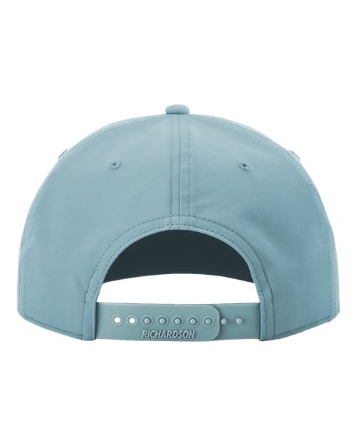 Five-Panel Classic Rope Cap - Smoke Blue/ White Back