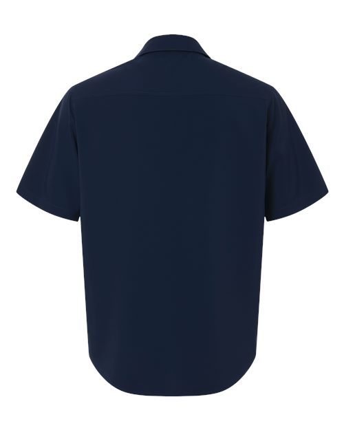 Men's UltraUVP Shoreline Short Sleeve Staff Shirt - Classic Navy Back