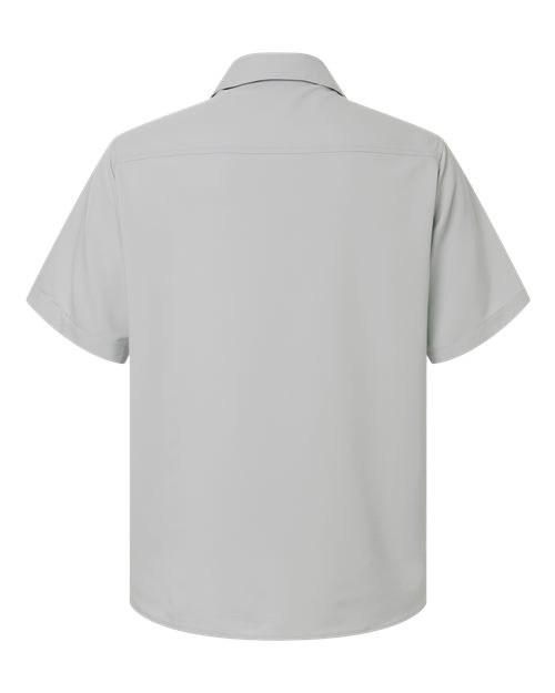 Men's UltraUVP Shoreline Short Sleeve Staff Shirt - Platinum Back
