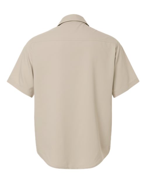 Men's UltraUVP Shoreline Short Sleeve Staff Shirt - Stone Back