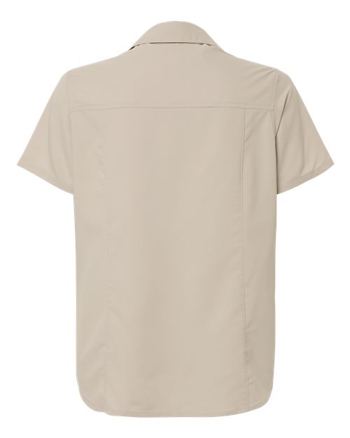 Women's UltraUVP Shoreline Short Sleeve Staff Shirt - Stone Back