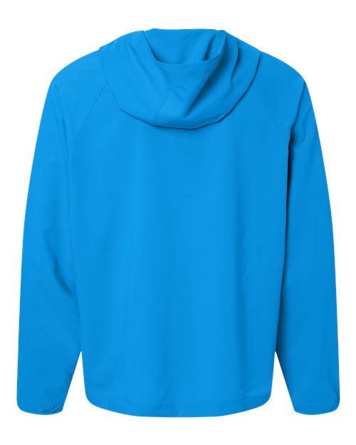 Men's UltraUVP Shoreline Long Sleeve Hooded Pullover - Electric Blue Back