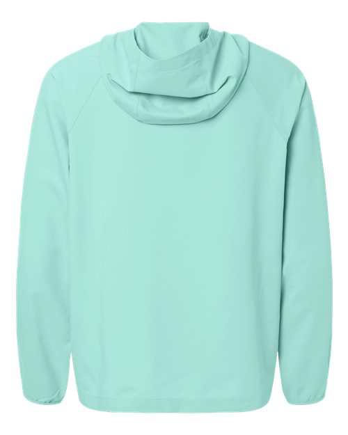 Men's UltraUVP Shoreline Long Sleeve Hooded Pullover - Sea Glass Back