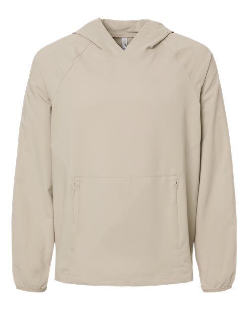 Men's UltraUVP Shoreline Long Sleeve Hooded Pullover - Stone Front