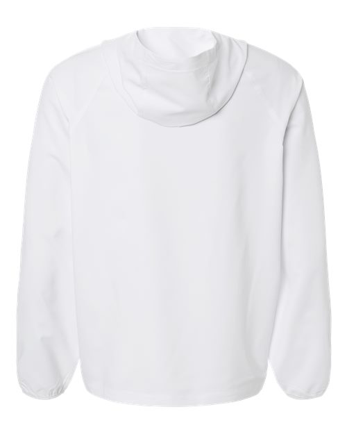 Men's UltraUVP Shoreline Long Sleeve Hooded Pullover - White Back