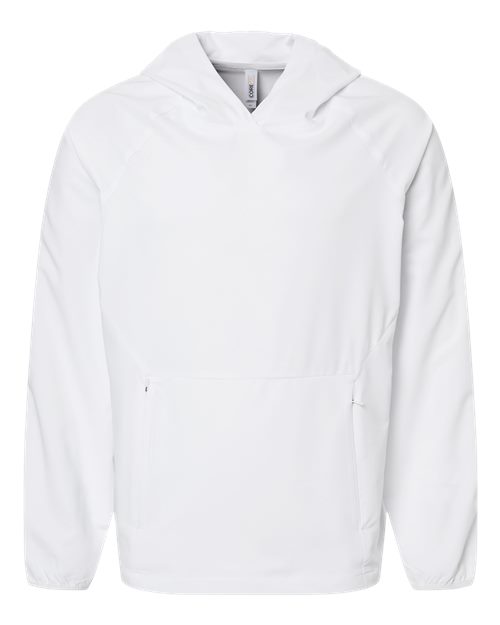 Men's UltraUVP Shoreline Long Sleeve Hooded Pullover - White Front