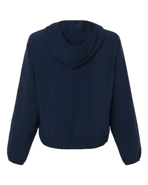 Women's UltraUVP Shoreline Long Sleeve Hooded Pullover - Classic Navy Back