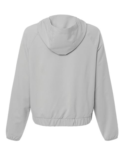 Women's UltraUVP Shoreline Long Sleeve Hooded Pullover - Platinum Back