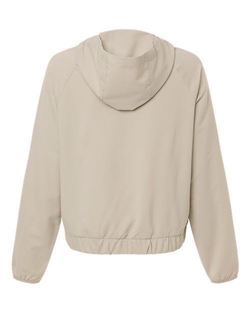 Women's UltraUVP Shoreline Long Sleeve Hooded Pullover - Stone Back