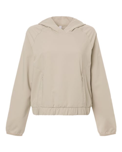 Women's UltraUVP Shoreline Long Sleeve Hooded Pullover - Stone Front