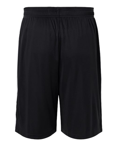 Unisex Zone Performance Reversible Shorts - Black/ White Back