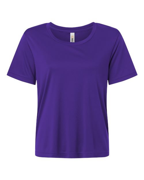 Women's Capital Performance T-Shirt - Campus Purple Front