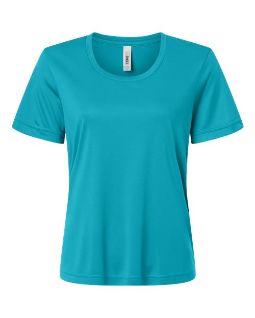 Women's Capital Performance T-Shirt - Clear Teal Front