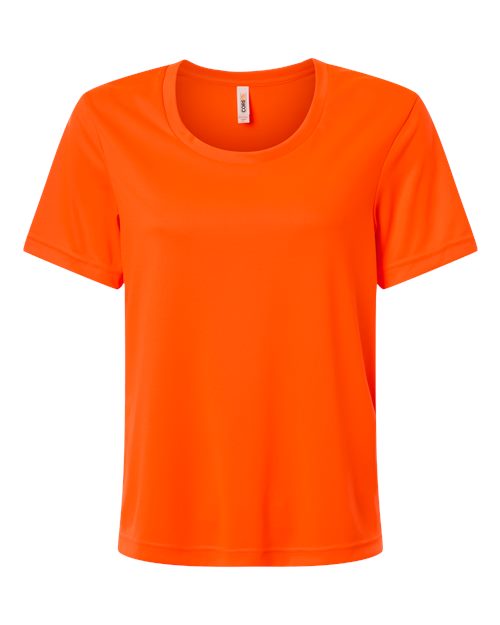 Women's Capital Performance T-Shirt - Safety Orange Front