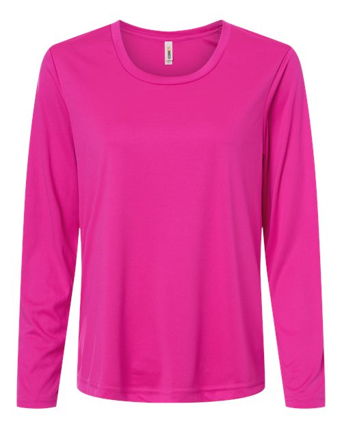 Women's Capital Performance Long Sleeve T-Shirt - Bright Magenta Front