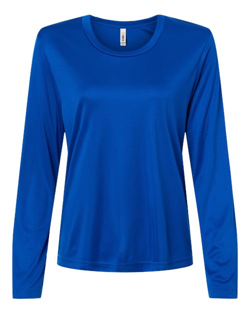 Women's Capital Performance Long Sleeve T-Shirt - True Royal Front