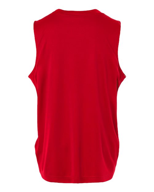 Youth Zone Performance Reversible Jersey - Sport Red/ White Back
